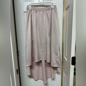 LC Lauren Conrad Mauve High-Low Skirt